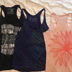 Bundle of Screen Printed Racerback Tanks